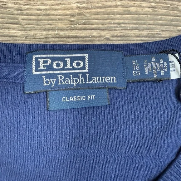 Polo Ralph Lauren Men's Classic Fit Big Wave Surf Contest T-Shirt Blue SZ XL NEW